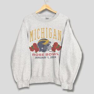 2023 2024 University of Michigan Wolverines Rose Bowl Football NCAA Sweatshirt